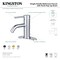 Kingston Brass SingleHandle Bathroom Faucet with Push PopUp, Brushed Brass LSF8223DL - alternate 5